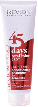 Szampon do odżywiania włosów Revlon Professional Revlonissimo 45 Days Conditioning Shampoo Brave Reds 275 ml (8432225091518)