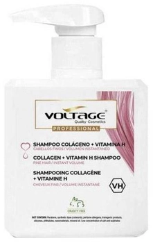 Szampon do nawilżania włosów Voltage Cosmetics Colageno Vitamina H Shampoo 500 ml (8437013267410)