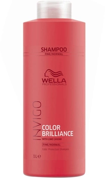 Szampon do włosów farbowanych i cienkich Wella Professionals Invigo Color Brilliance Shampoo Fine Hair 1000 ml (4064666318325)