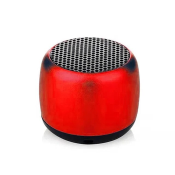 Портативная Bluetooth мини-колонка M1 Bt 5.0 200мАh 3W TWS объемный звук металический корпус c ремишком Red