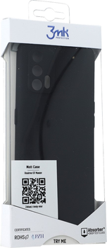 Etui plecki 3MK Matt Case do Realme GT Master Black (5903108444569)
