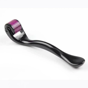Мезороллер для кожи DERMA-ROLLER с микроиглами 540 иголок 0.5 mm Black