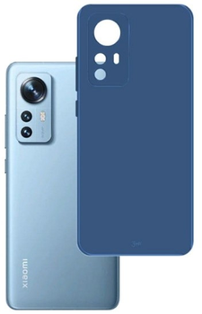 Etui plecki 3MK Matt Case do Xiaomi 12/12X Blueberry (5903108468770)