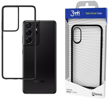 Панель 3MK Satin Armor Case для Samsung Galaxy S21 Ultra Прозорий (5903108342599)
