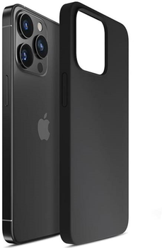 Etui plecki 3MK Silicone Case do Apple iPhone 13 Pro Black (5903108499040)