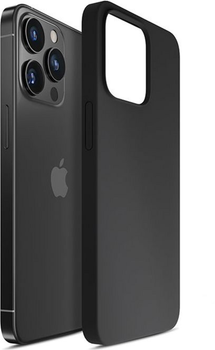 Etui plecki 3MK Silicone Case do Apple iPhone 13 Pro Max Black (5903108499064)