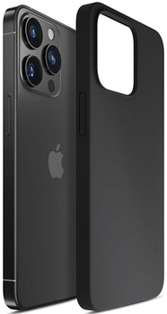 Etui plecki 3MK Silicone Case do Apple iPhone 14 Pro Max Black (5903108499101)