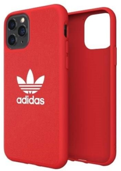 Etui plecki Adidas Moulded Case Canvas do Apple iPhone 12 Pro Max Red (8718846083980)