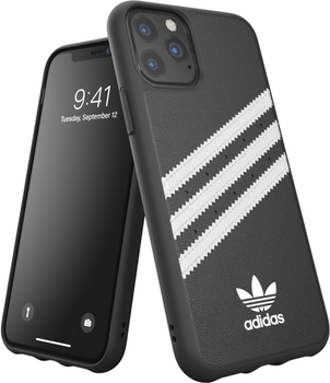 Etui plecki Adidas Moulded Case do Apple iPhone 11 Pro White-black (8718846070799)