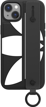 Etui plecki Adidas OR Hand Strap Case do Apple iPhone 14 Pro Max Black-white (8718846100403)