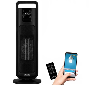 Тепловентилятор керамический Yoer Feno FH04BK 2000 Вт Wi-Fi с пультом ДУ Черный