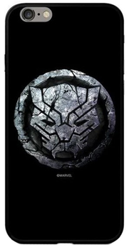 Etui plecki Glass Marvel Black Panther do Apple iPhone Xs Black (5902980242782)