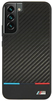 Etui plecki BMW M Collection Triangles do Samsung Galaxy S22 Plus Black (3666339043360)