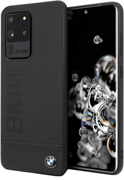 Etui plecki BMW Signature do Samsung Galaxy S20 Ultra Black (3700740473436)