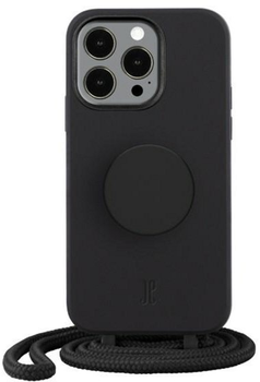 Etui plecki Just Elegance PopGrip do Apple iPhone 13 Pro Max Black (4062519301371)