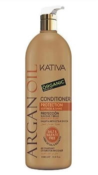 Odżywka do włosów Kativa Argan Oil Conditioner Protection Softness & Shine 1000 ml (7750075021501)