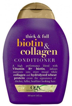 Odżywka do włosów cienkich i pozbawionych objętości Ogx Biotin y Collagen Hair Conditioner 385 ml (22796976710)