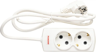 Удлинитель Magnetik с заземлением 2 розетки 2 м (MAG 2000-22)