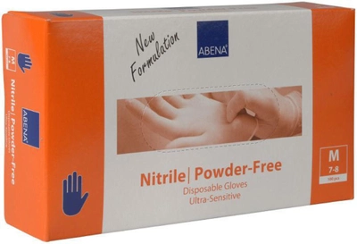 Медицинские перчатки Abena Nitrile Guards Blue M 150U (5703538417375)