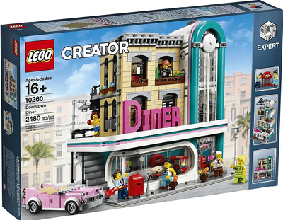 Zestaw klocków LEGO Creator Expert Bistro w śródmieściu 2480 elementów (10260)