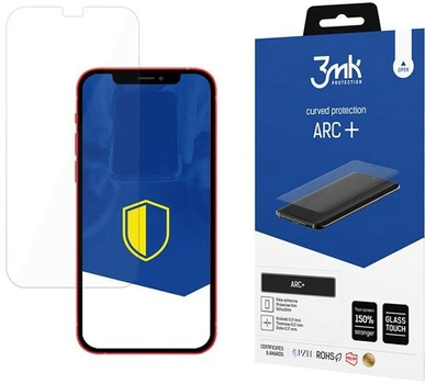 Захисна плівка 3MK Folia ARC+ Fullscreen для Apple iPhone 12 Mini 5. 4" (5903108349086)