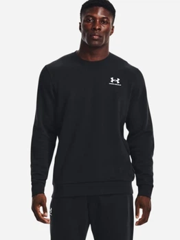 Свитшот на флисе мужской Under Armour UA Icon Fleece Crew 1374250-001 L Черный (195253901041)