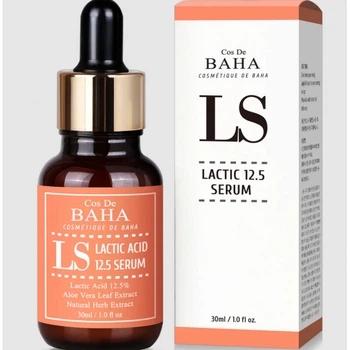 Сироватка-пілінг для обличчя із молочною кислотою Cos De Baha Lactic Acid 12.5% ​​Serum 30 мл