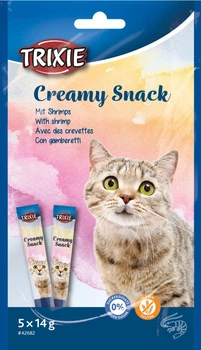 Ласощі для котів паста в стіках з креветками Trixie Creamy Snacks 5 шт*14 г