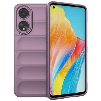 Силіконовий (TPU) чохол Deexe Terra Case для OPPO A78 - Light Purple
