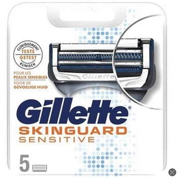 Сменные картриджи для бритья (лезвия кассеты) мужские Gillette Skinguard Sensitive 5 шт
