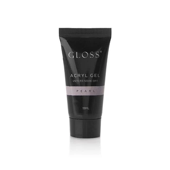 Акрил-гель для ногтей Gloss Company Pearl жемчужный 15 мл