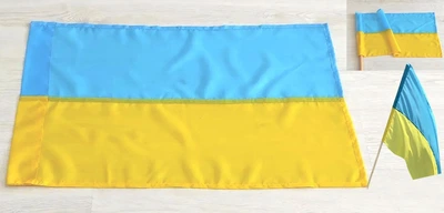 Прапор України 140 х 90 см жовто- блакитний нейлон