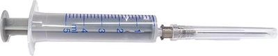 Шприц инъекционный двухкомпонентный одноразовый стерильный Arterium 5 мл с иглой 22G x 1 1/2 0.7 мм x 38 мм 100 шт (FG-AR-MP-00029)