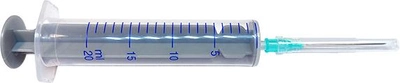 Шприц ін’єкційний двокомпонентний одноразовий стерильний Arterium 20 мл з голкою 21G x 1 1/2 0.8 мм x 38 мм 50 шт (FG-AR-MP-00031)