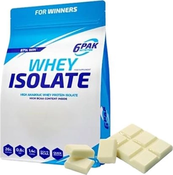 Протеїн 6PAK Nutrition Whey Isolate 1800 г White Chocolate (5902811807814)