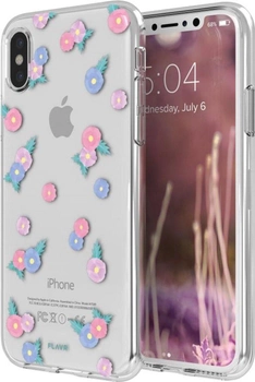 Панель Flavr Tiny Flowers для Apple iPhone X Прозорий (4029948065885)