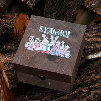 Алкогольний наливатор-дозатор напоїв на 4 чарки (УФ друк) - будьмо