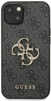 Etui z klapką Guess Book 4G Big Metal Logo do Apple iPhone 13 mini Grey (3666339032562)