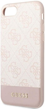 Панель Guess 4G Stripe Collection для Apple iPhone 7/8 Рожевий (3666339118907)