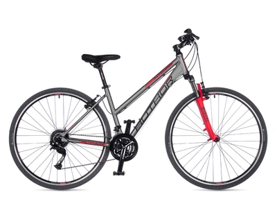 Велосипед Author Integra 28" (M, сріблястий/червоний)