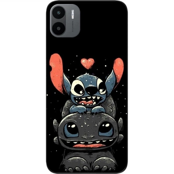 Силіконовий чохол бампер SMTT для Xiaomi Redmi A2 з картинкою Беззубик та Стич