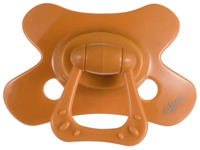 Пустышка силиконовая Difrax Dental 12+ месяцев Оранжевая (346 Pumpkin)