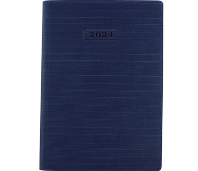 Ежедневник 2024 А5 Optima Stripe O25285 - Синий