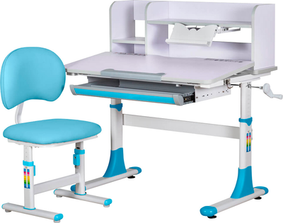 Комплект мебели Evo-kids (стол+стул+полка) (BD-22 BL)