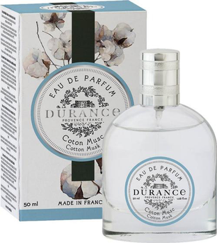 Woda perfumowana damska Durance Eau de Parfum Cotton Musk 50 ml (3287570114482)