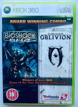 BioShock & The Elder Scrolls IV: Oblivion, английская версия - диск для Xbox 360, Б/У