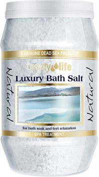 Сіль Мертвого моря для ванни Aroma Dead Sea Luxury Bath Salt Натуральна 1300 г (7290006794291)