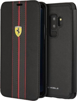 Etui z klapką Ferrari Book do Samsung Galaxy S9 Black (3700740426319)