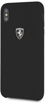 Панель Ferrari Off Track Silicone для Apple iPhone Xs Max Чорний (3700740439265)