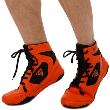 Боксерки Zelart Fistrage Heroe 4171 розмір 40 Orange-Black